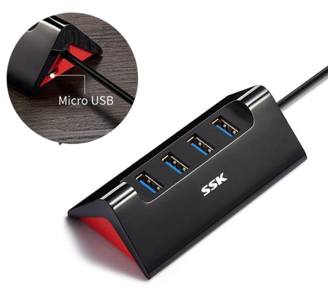 HUB USB SSK SHU 835