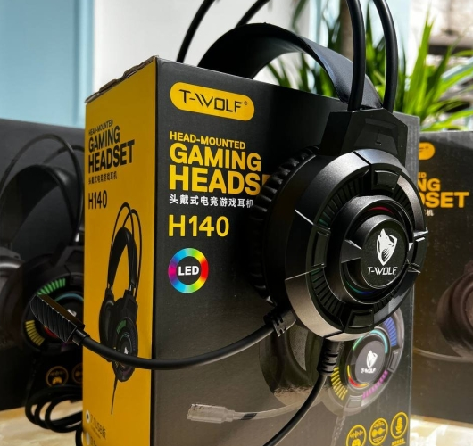 TAI NGHE T WOLF H140 (7.1, RGB, USB)