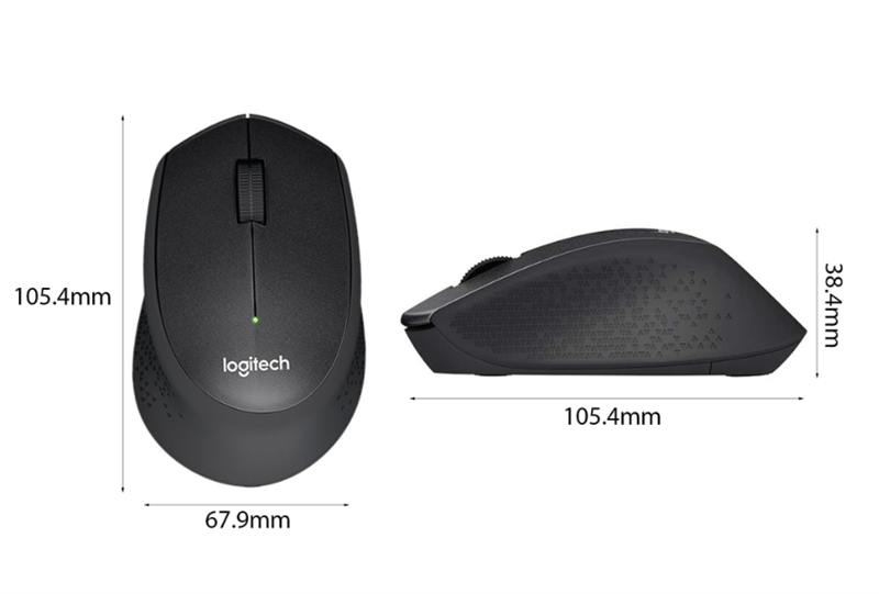 MOUSE LOGITECH M331 (ĐEN) SILENT WIRELESS