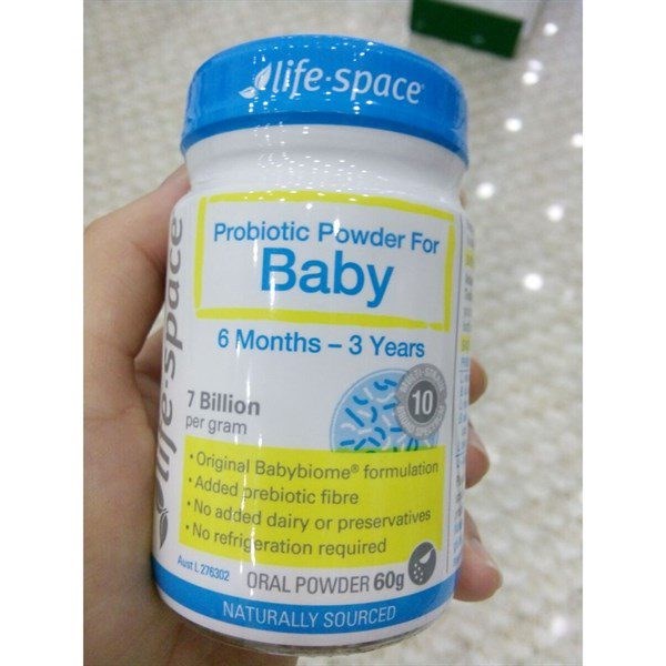 Men Probiotic Powder for baby Úc - Trẻ từ 6th - 3 tuổi - 40g
