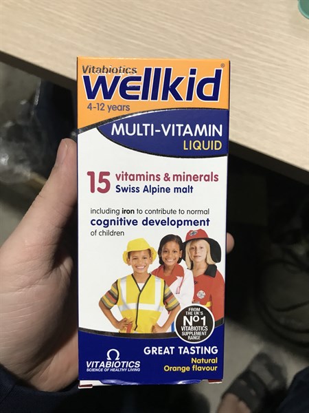 WellKiD MulTi Vitamin Liquid - Trẻ từ 4 - 12Tuổi - 150ml