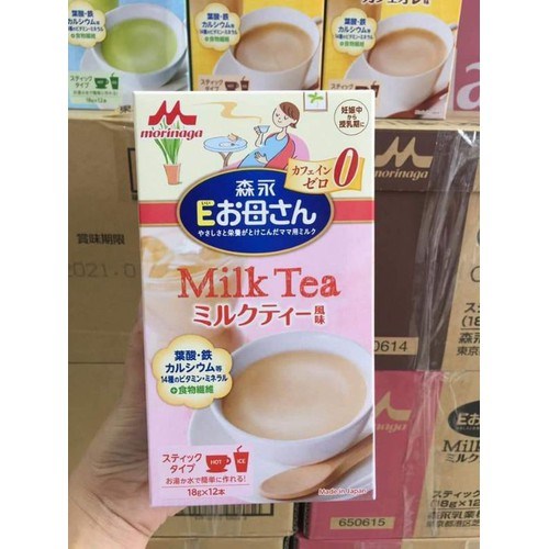 Sữa bầu Morinaga Nhật Bản vị trà sữa - 12gx18gr
