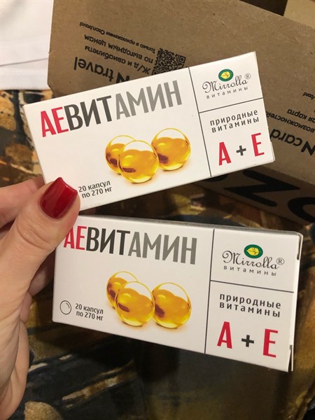 Vitamin A + E Nga - 20 viên