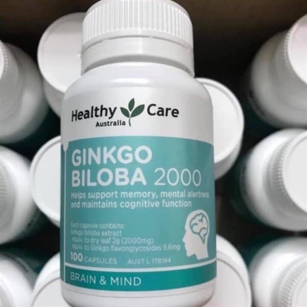 Viên Uống Ginkgo biloba Úc 2000mg - 100 viên