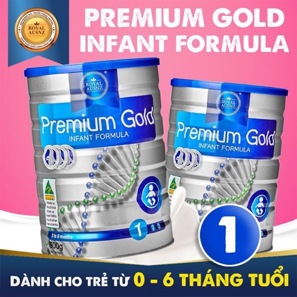 Sữa Royal Ausnz Infant Formula số 1 - 0->6m - 900g