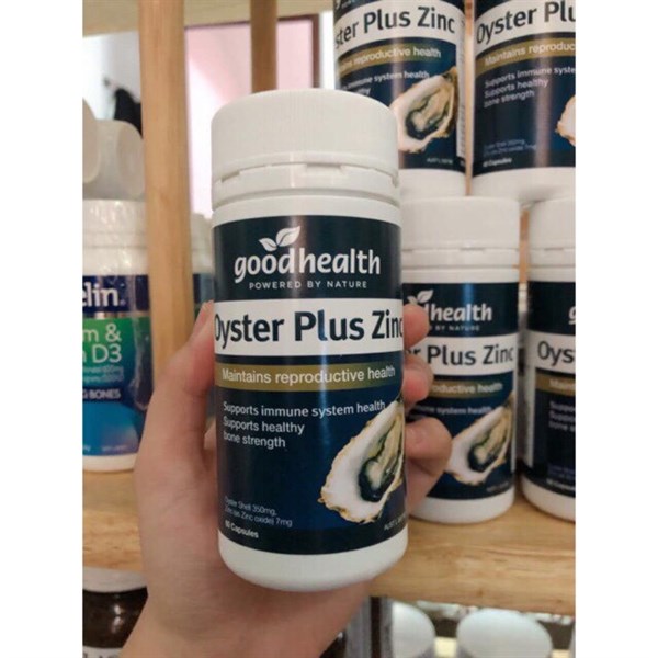 Tinh chất hàu Goodhealth Oyster Plus ZinC Úc - 60 viên