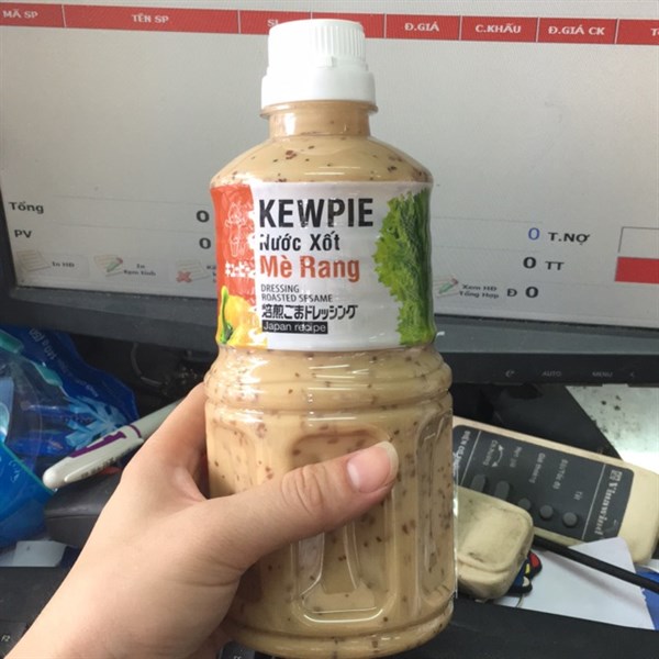 Nước sốt mè rang Kewpie chai 500ml