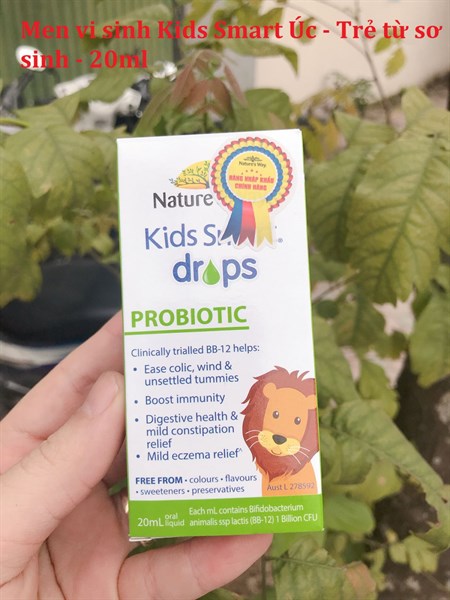Men vi sinh Nature's Kids Smart Úc - Trẻ từ sơ sinh - 20ml