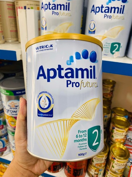 Sữa Aptamil Úc số 2 - 900gr - bé 6->12m