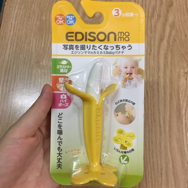Gặm nướu hình chuối Edison Nhật Bản