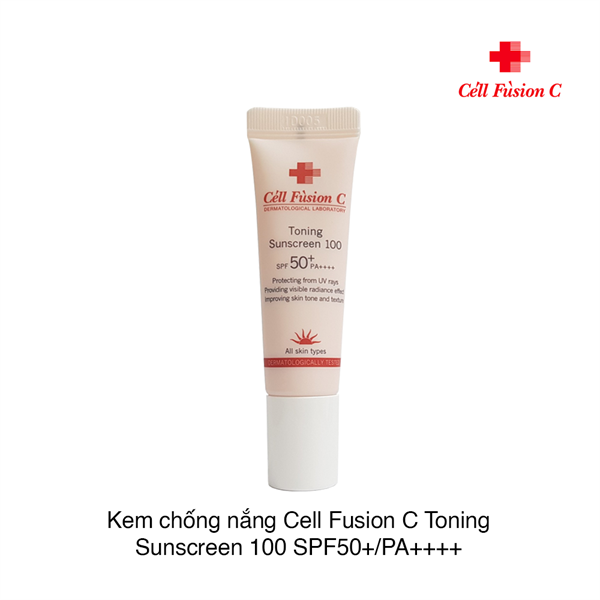 Kem chống nắng Cell Fusion C Toning Sunscreen 100 Hàn Quốc Bản Hồng - nâng tone da - 10ml