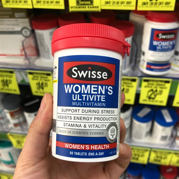 Vitamins tổng hợp cho Nữ giới Swisse Womens Ultivite - 60 viên