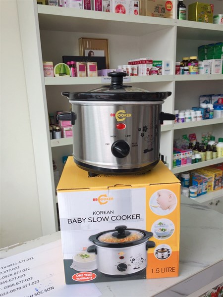 Nồi nấu chậm Baby Slow Cooker Hàn Quốc - 1.5lit