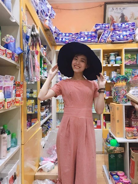 Mũ Nhật Bản màu Tím Than - chống nắng vành rộng chống tia UV