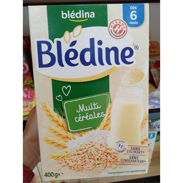 Bột pha sữa Bledina vị ngũ cốc - 400gr - Trẻ từ 6th