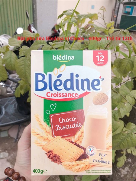 Bột pha sữa Bledina vị Choco - 400gr - Trẻ từ 12th