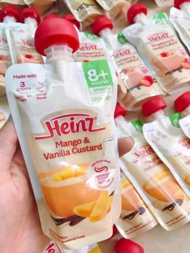 Váng Sữa Heinz vị Xoài - 120g - Trẻ từ 8th