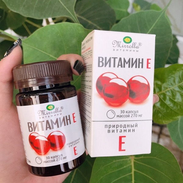 Viên uống Vitamin E 270mg Zentiva Nga - 30 viên