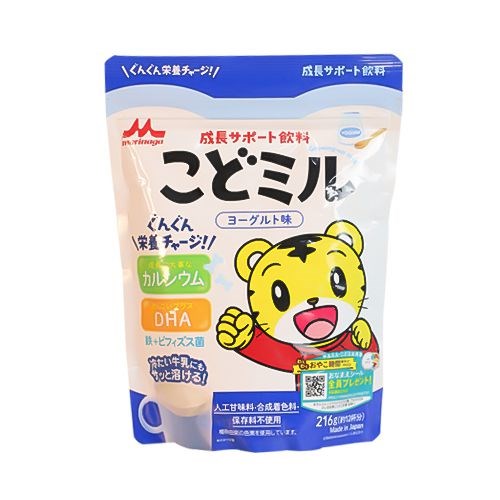 Sữa Morinaga Kodomiru dinh dưỡng vị vani sữa chua - từ 18m - 216g