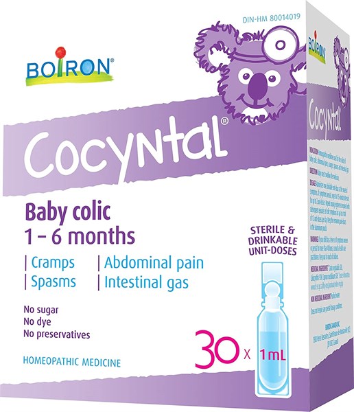 Boiron Cocyntal vi lượng đồng căn Canada - giảm đau bụng, chướng bụng, khó tiêu - Trẻ từ 1 đến 6th