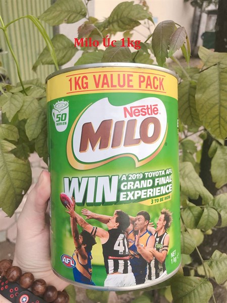 Sữa Milo Úc 1kg - bé trên 2 tuổi