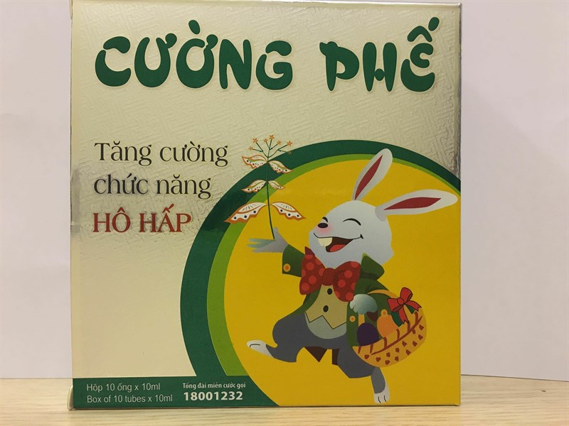 Cường Phế - cho bé trên 2 tuổi - 10 ống x 10ml