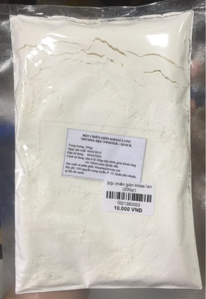 Bột chiên giòn khoai lang
