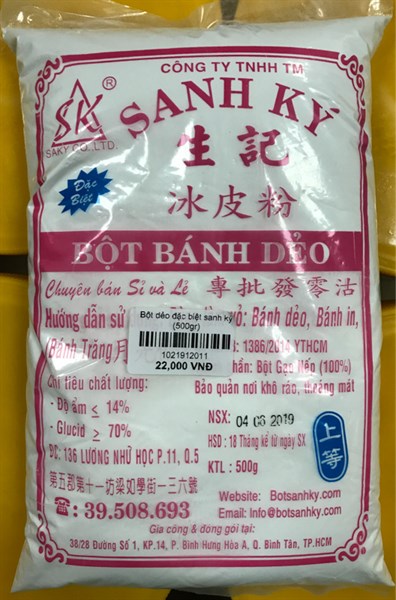 Bột dẻo đặc biệt sanh ký