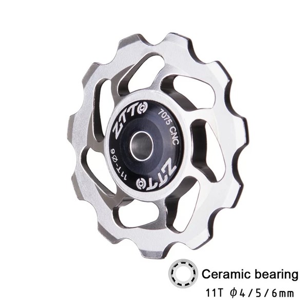 Bánh đề Ceramic Zitto 11T màu xám bạc