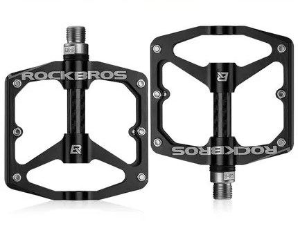 Pedal Rock Bros trục Carbon 12E màu đen