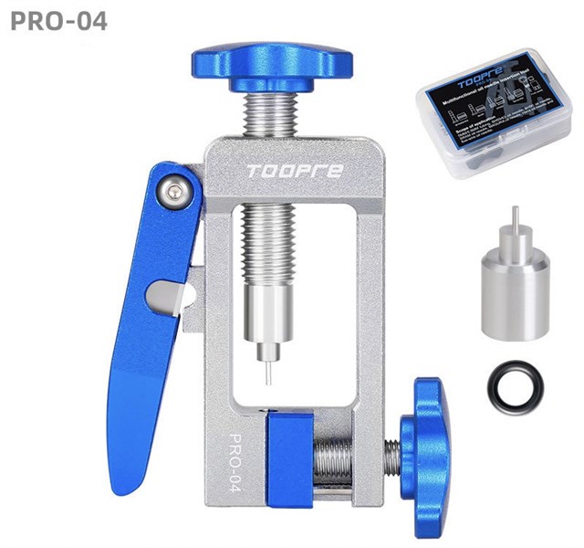 Bộ dụng cụ ép ty phanh dầu xe đạp Toopre Pro 04 bằng nhôm cao cấp