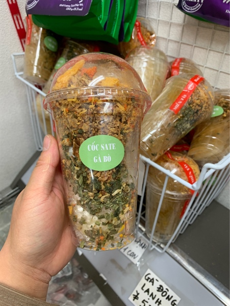 BTTB Cốc Lắc Phô Mai Gà Bò