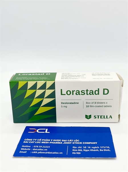 Lorastad D, Stella ( Hộp 3 vỉ x 10 viên )