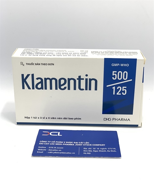 Klamentin 500mg/125mg DHG (H/12v)