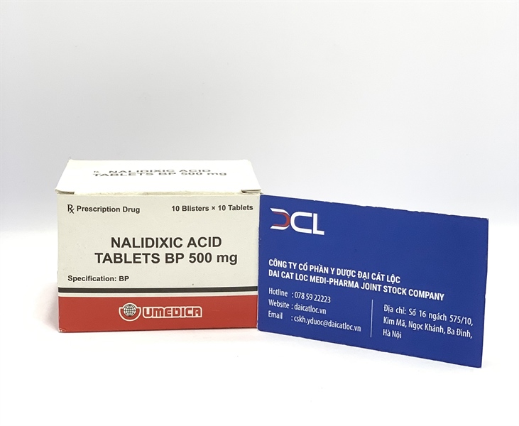 Nalidixic acid Tables BP 500mg Umedica (H/100v)