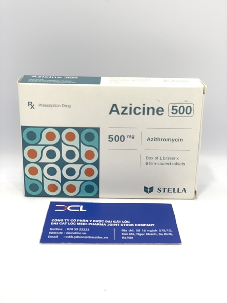 Azicine 500mg Stella (H/6v)