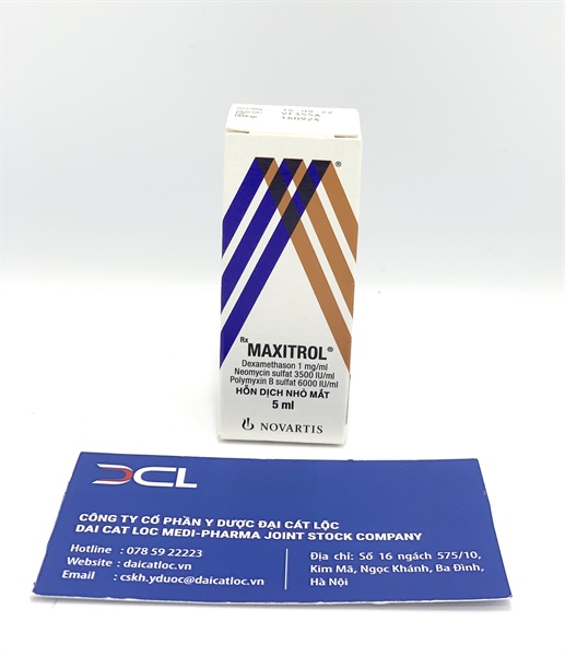 Nhỏ mắt Maxitrol Alcon-Couvreur (H/L5ml)