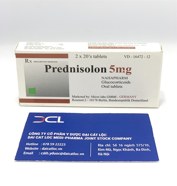 Presnisolon 5mg Micro labs GMbH (H/40v)