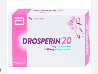 Thuốc tránh thai hằng ngày Drosperin 20 Abbott (Hộp/1 Vỉ/28 viên)