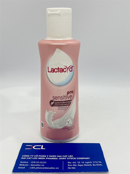 DDVS Lactacyd pro sensitive , Sanofi ( chai 150ml)