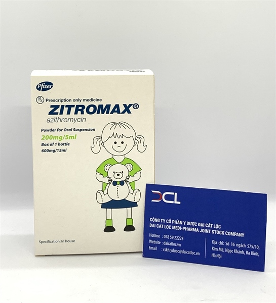 Zitromax 200mg/5ml Pfizer (H/1lọ)