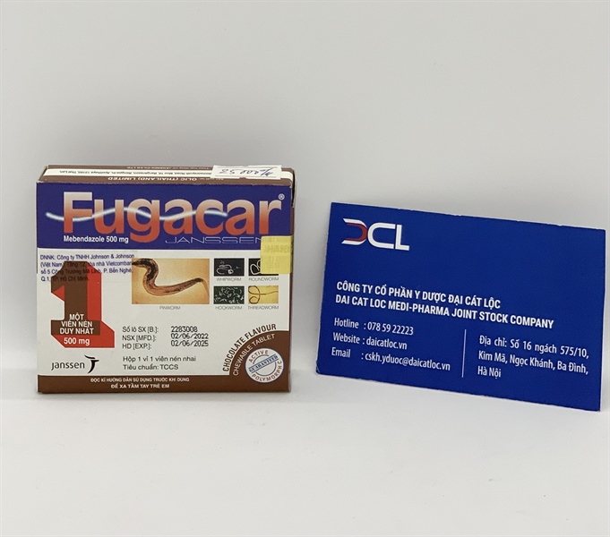 Fugacar 500mg Chocolate Janssen (H/1v)