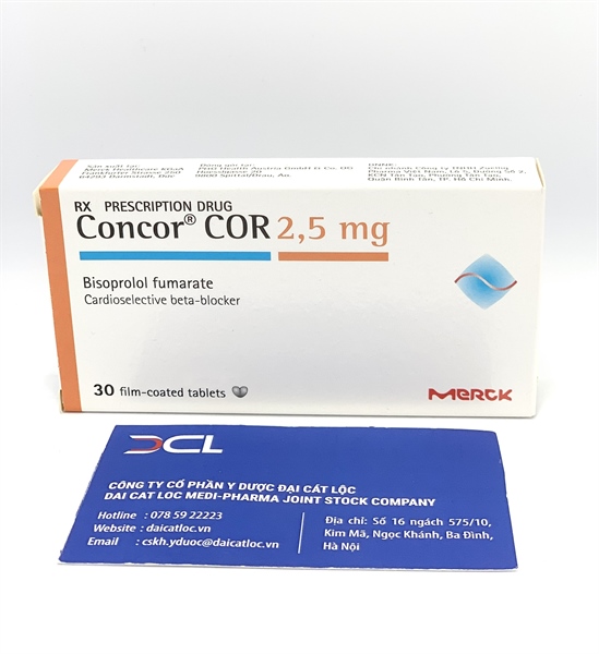 Concor Cor 2,5 mg Merck (H/30v)
