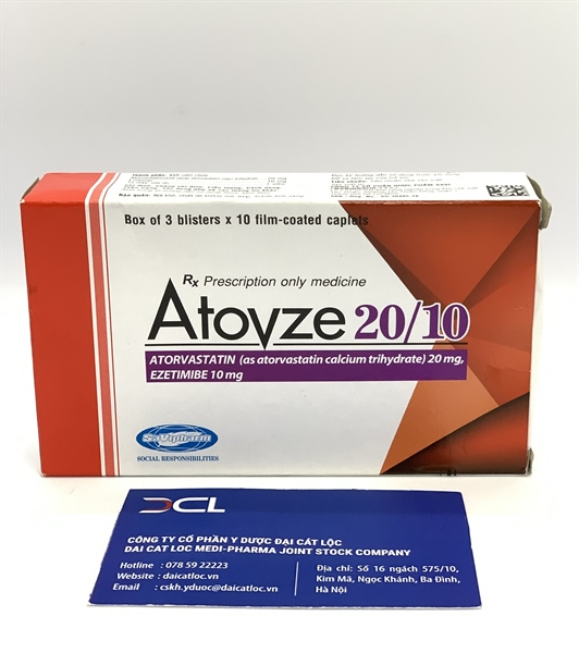 Atovze 20/10mg Savipharm (H/30v)