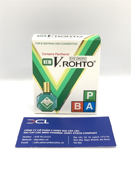 Nhỏ mắt New V.Rohto Rohto (Lọ/13ml)