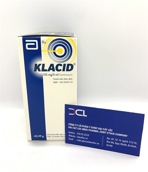 Klacid 125/5 Abbott (H/1lọ)
