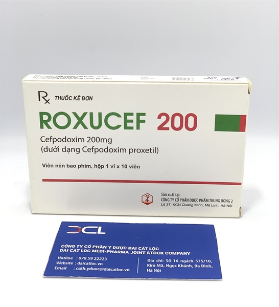 Roxucef 200mg DPTW2 (H/10v)