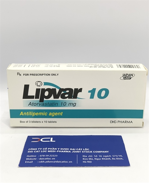 Lipvar 10mg DHG (H/30v)