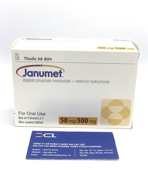 Janumet 50mg/500mg Merck Sharp & Dohme (H/28v)