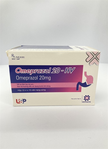 Omeprazol 20 HV Uspharma ( H/100v )